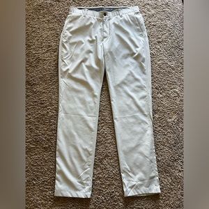 Men’s Under Armour, The Showdown Pant 36/34 light grey golf/casual pants